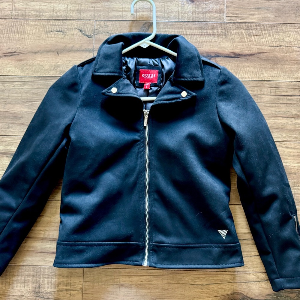 GUESS Kids Black Zip-Up Jacket